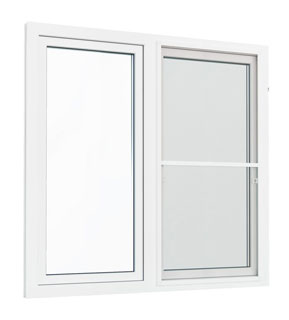 Окно ПВХ 1450 x 1415 двухкамерное - EXPROF Practica
 Протвино