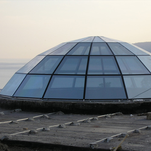 Ремонт стеклянного купола Протвино