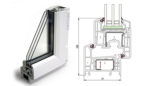 Балконный блок 1500 x 2200 - REHAU Delight-Design 32 мм Протвино